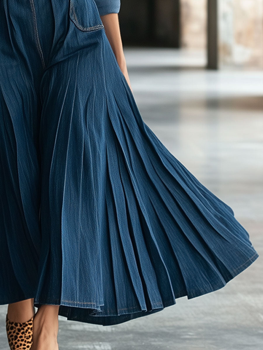 Trench Azul Maxi