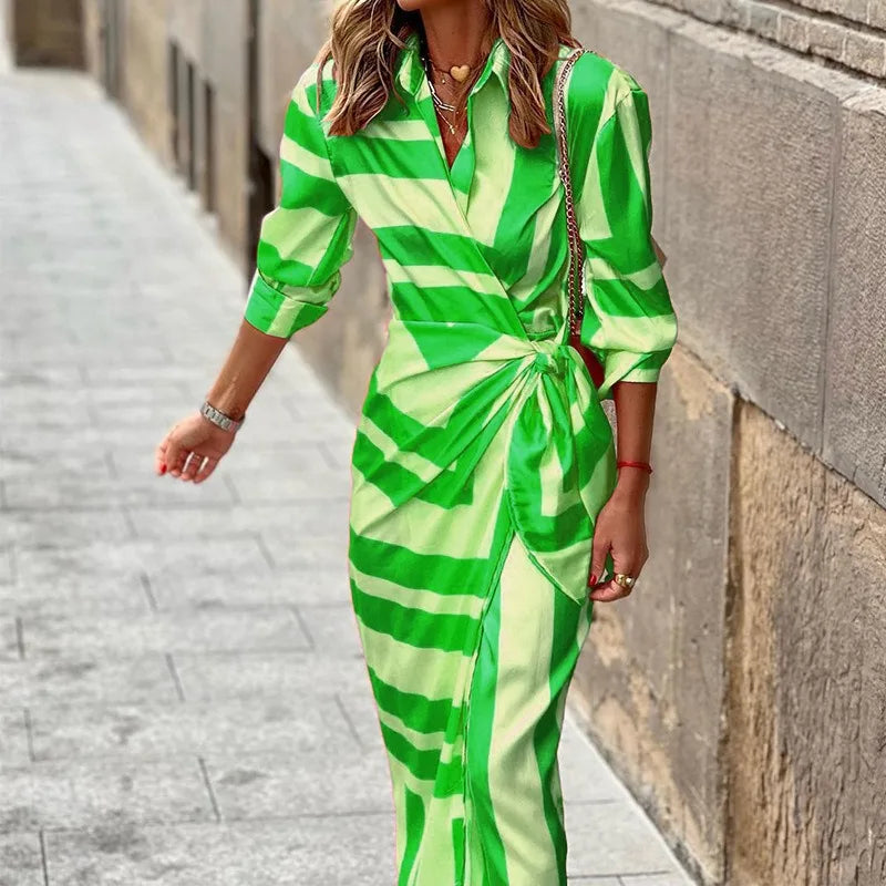 Vestido camisero elegante