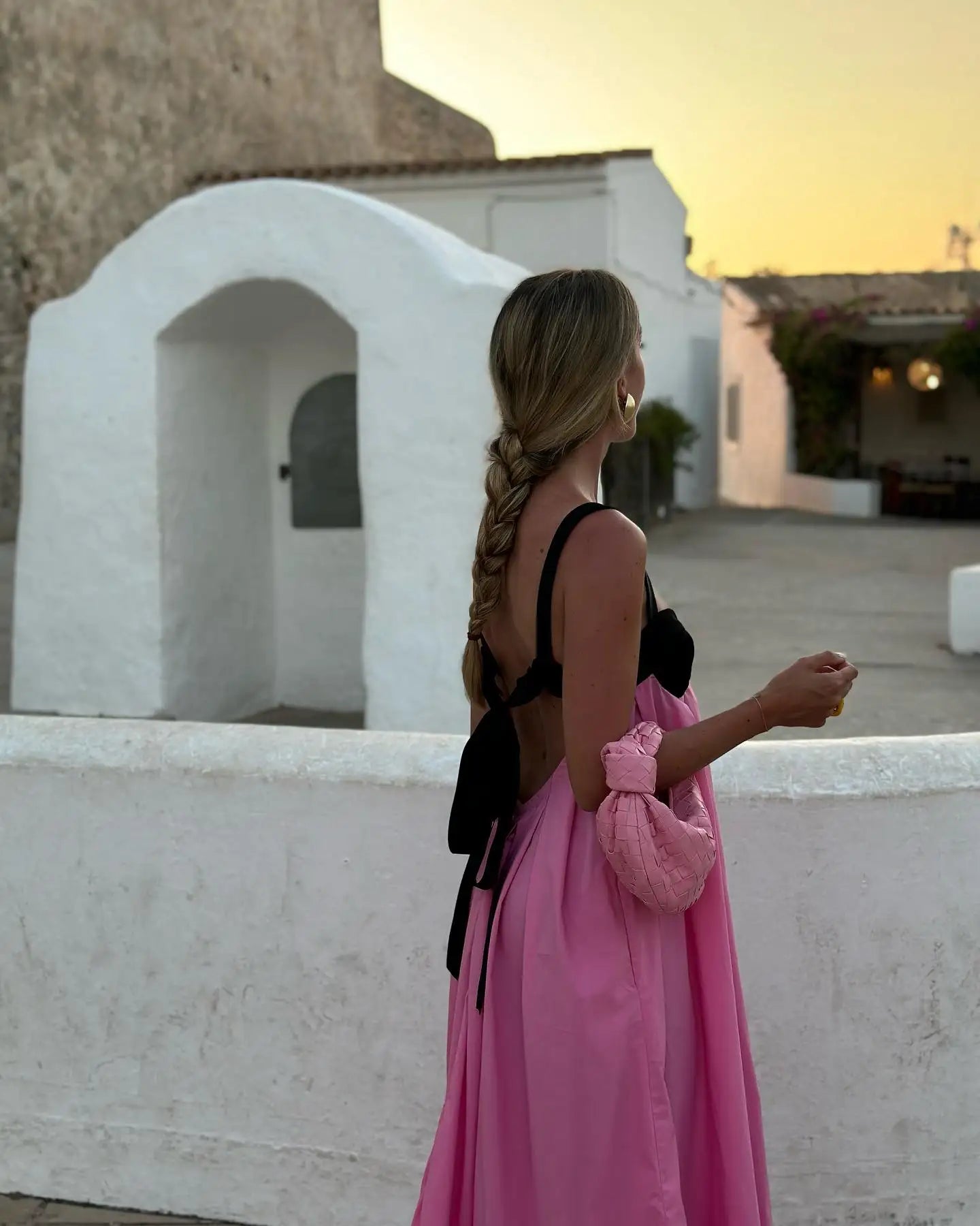 Vestido Atardecer Rosado