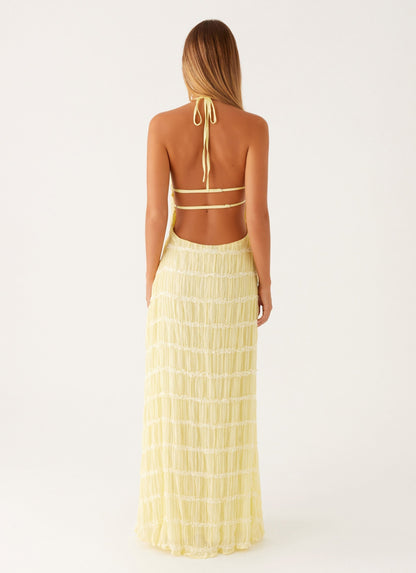 Léa| El Encanto Bohemio en una Elegante Maxi Vestido