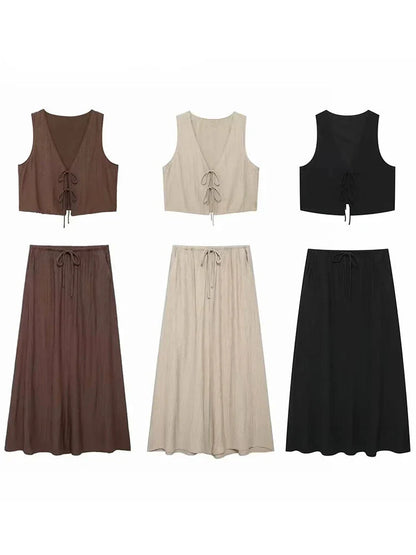 Conjunto Amina – Elegancia Casual en Dos Piezas