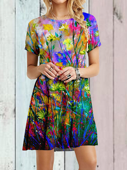 Vestido arte floral - Vesarya™
